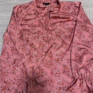 Women’s J. Crew Coral Paisley Top